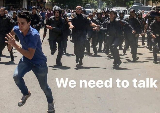 <p>One of the hundreds of memes circulating these days, mocking the new government conference’s motto.</p>