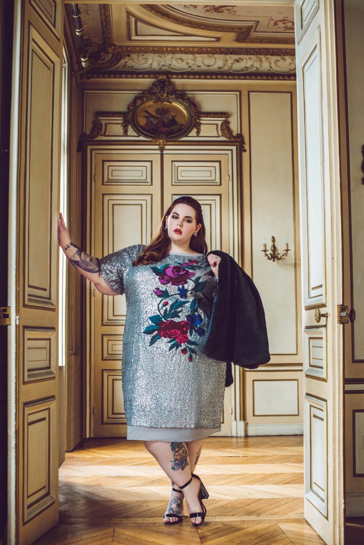 <a href="http://www.eloquii.com/noir-amelie-dress/1235508.html?cgid=noir&dwvar_1235508_colorCode=39&start=1" target="_blank">Noir Amelie dress</a>, $219.90
