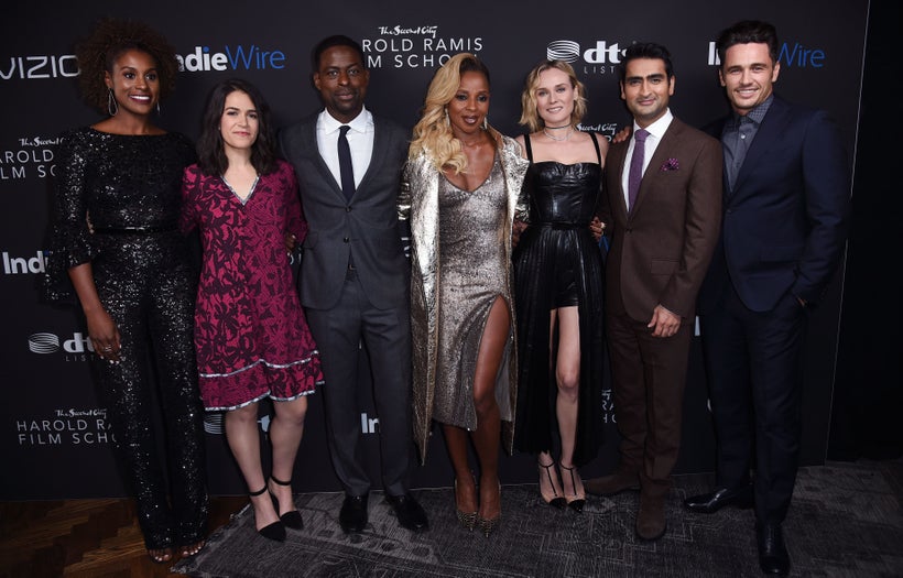 IndiWire Honors Award Recipients (L-R) Issa Rae, Abbi Jacobson, Sterling K. Brown, Mary J. Blige, Diane Kruger, Kumail Nanjia