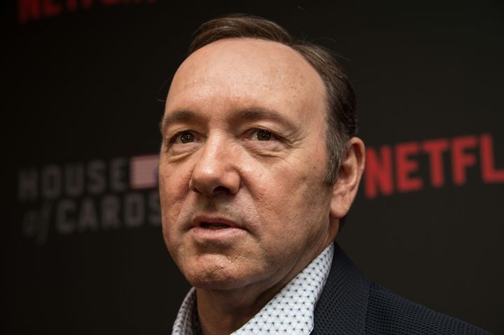 Spacey at the season 4 premiere of the Netflix show "House of Cards." 