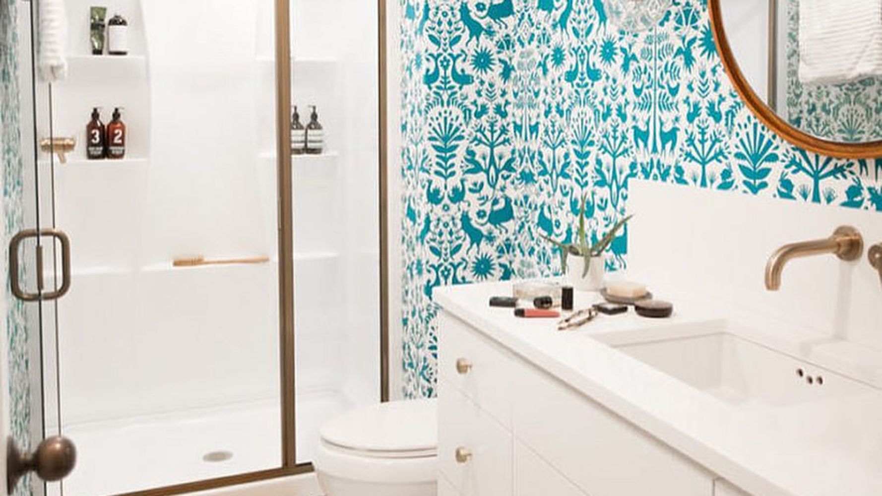 How To Use Wallpaper And Tiles Together | HuffPost Contributor