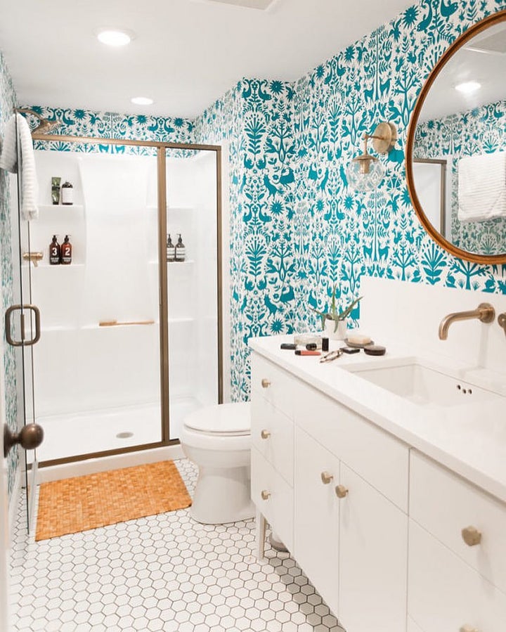 How To Use Wallpaper And Tiles Together | HuffPost Contributor