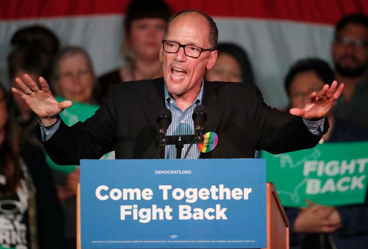 DNC Chairman Tom Perez has had to address a lingering divide in the Democratic Party between skeptical progressives and more establishment-minded party figures.