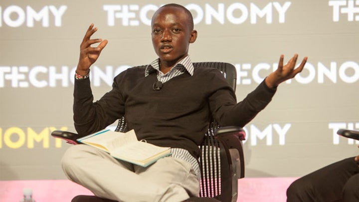 Leroy speaking at Techonomy 14 panel, ‘Africa’s re-invention generation’ 