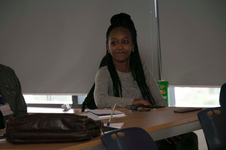 <p><em>One of CampBuni’s guests during the Innovation Showcase</em> </p>