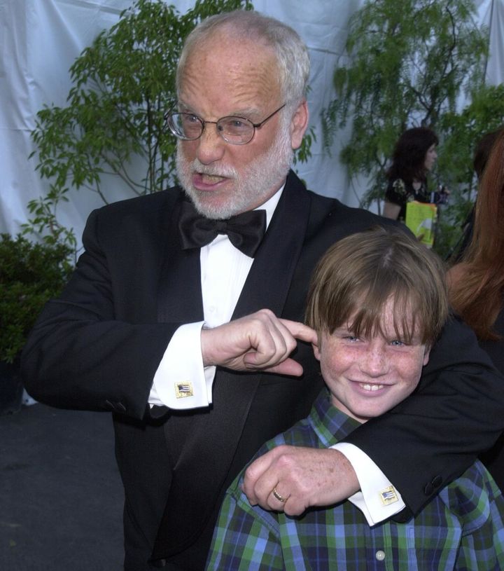 Richard Dreyfuss and his son Harry in 2000. Harry claims actor Kevin Spacey put his hand on his thigh and then on his genitals when he was 18 in 2008.