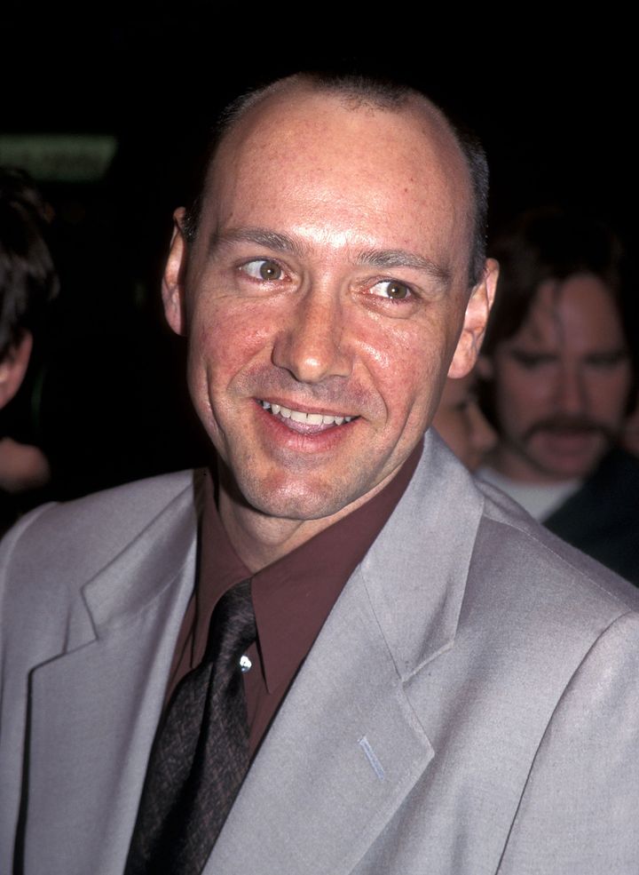 A military technical adviser on the movie "Outbreak" has also claimed that he was invited back to Kevin Spacey's trailer to engage in a sex act. Spacey is seen during that movie's premiere in 1995.