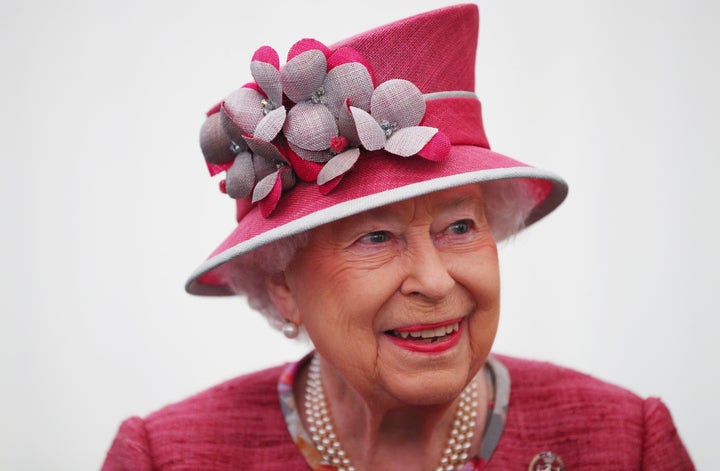 Britain's Queen Elizabeth attends The King's Troop Royal Horse Artillery 70th parade in Hyde Park in London on Oct. 19, 2017.