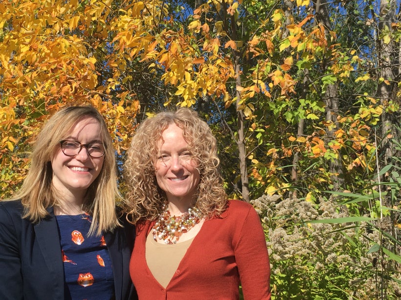 <strong>Caitlin Carmody, (left), with mother, Linda Carmody, MS LCP.</strong>