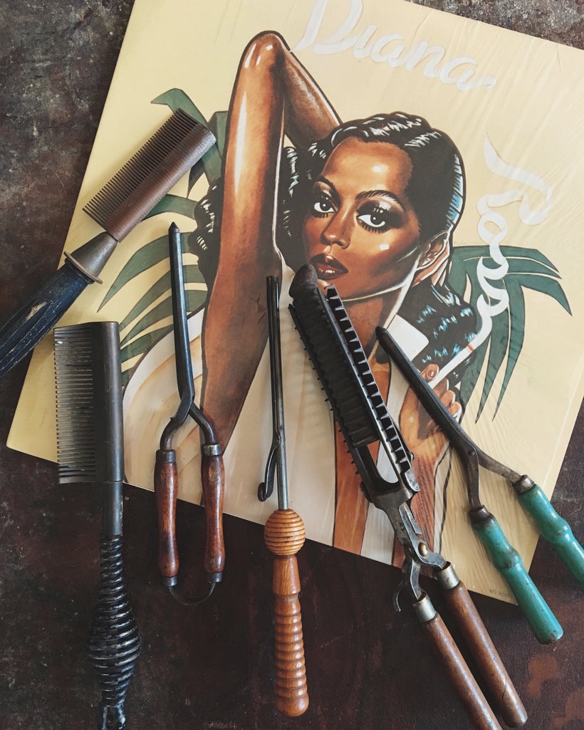 Vintage Hot Combs.
