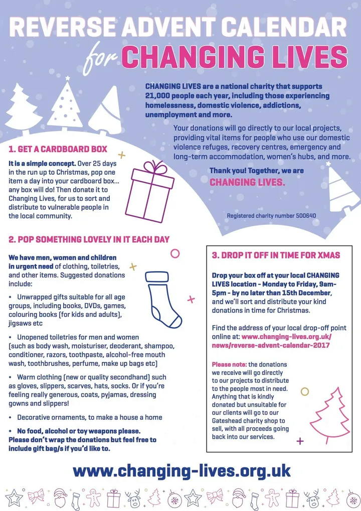 why you should create a reverse advent calendar this year and how to do it huffpost uk life