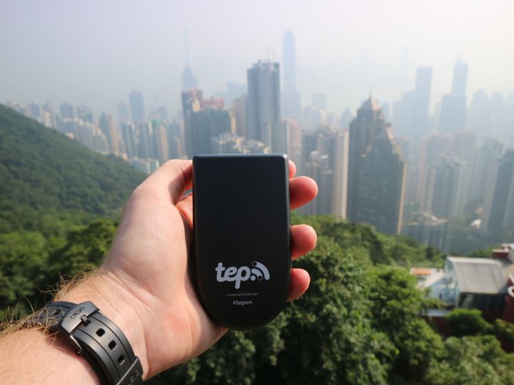 Using my TEP at Victoria’s Peak in Hong Kong