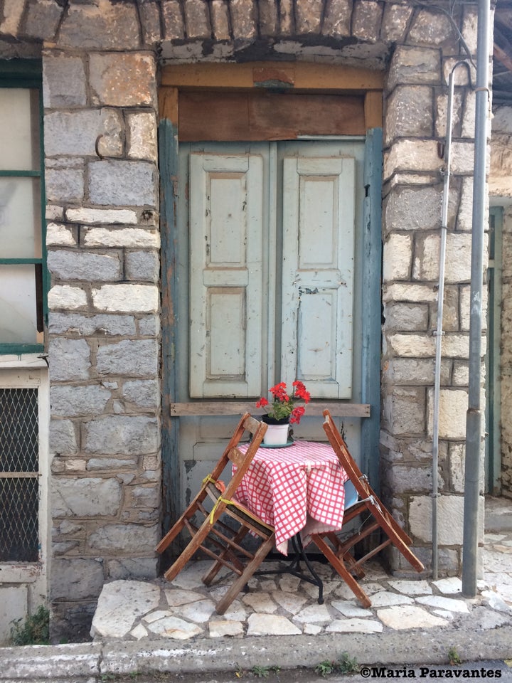 A taste of village life in Greece.