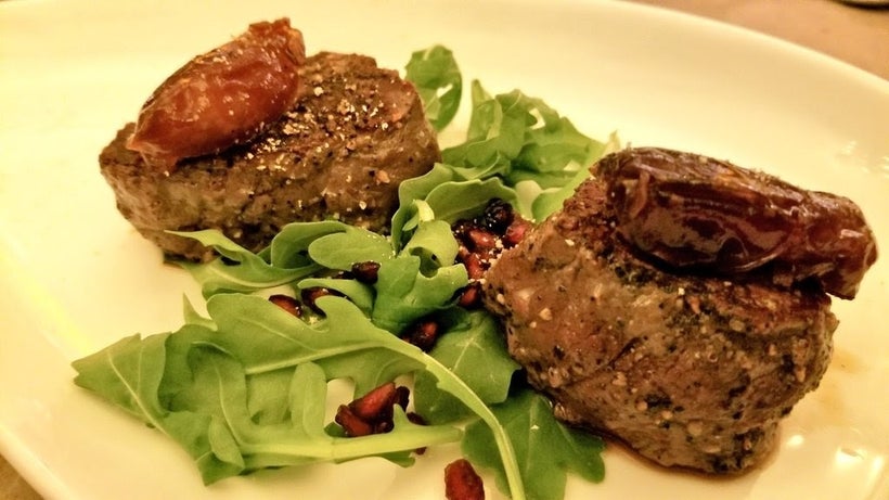 Venison plate designed by Executive Chef James Flack