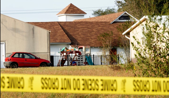 The playground at the First Baptist Church of Sutherland Springs. 