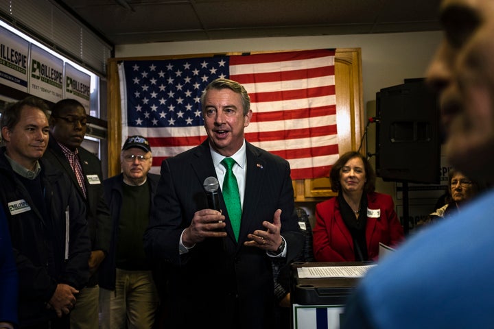 Ed Gillespie survived a tougher-than-expected primary challenge to emerge as the Republican gubernatorial nominee in Virginia.