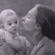 Jane Goodall, and her son, Grub van Lawick