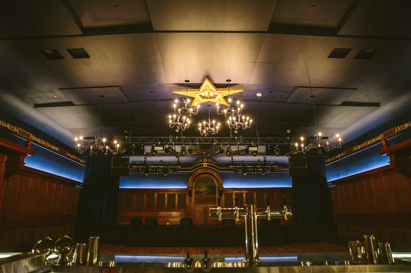 A view of the main room of the venue from the bar. The venue also plays home to a restaurant set to open later this month tha