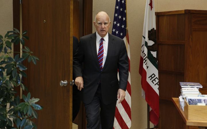The mantle of climate leadership falls on California, says Gov. Jerry Brown. Photo by Max Whittaker for CALmatters