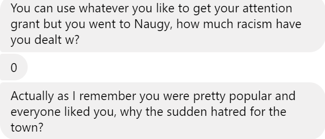 Kevin Murowsky decided for me that I never experienced racism.