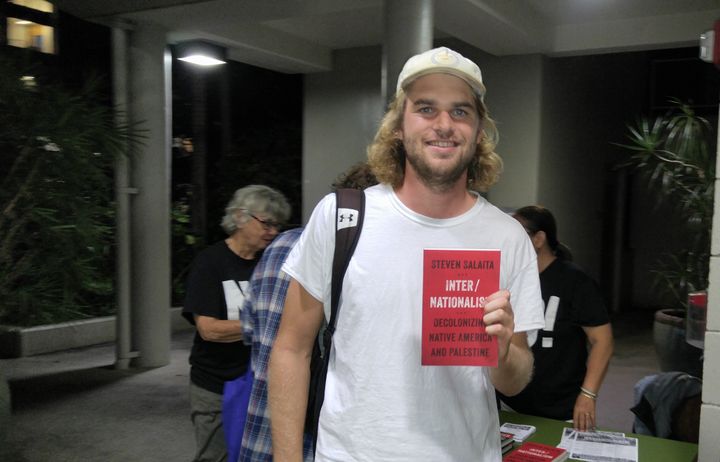 <p><em>Philosophy student, Brett Schlageter, had never heard of the BDS movement before he came to hear Salaita speak. But he left the talk convinced “that the voices of the oppressed need to be heard.” </em></p>