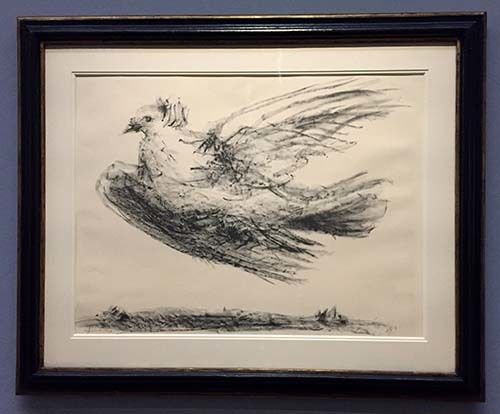 <p><em>Pablo Picasso's “Dove in Flight” (Abu-Fadil)</em></p>