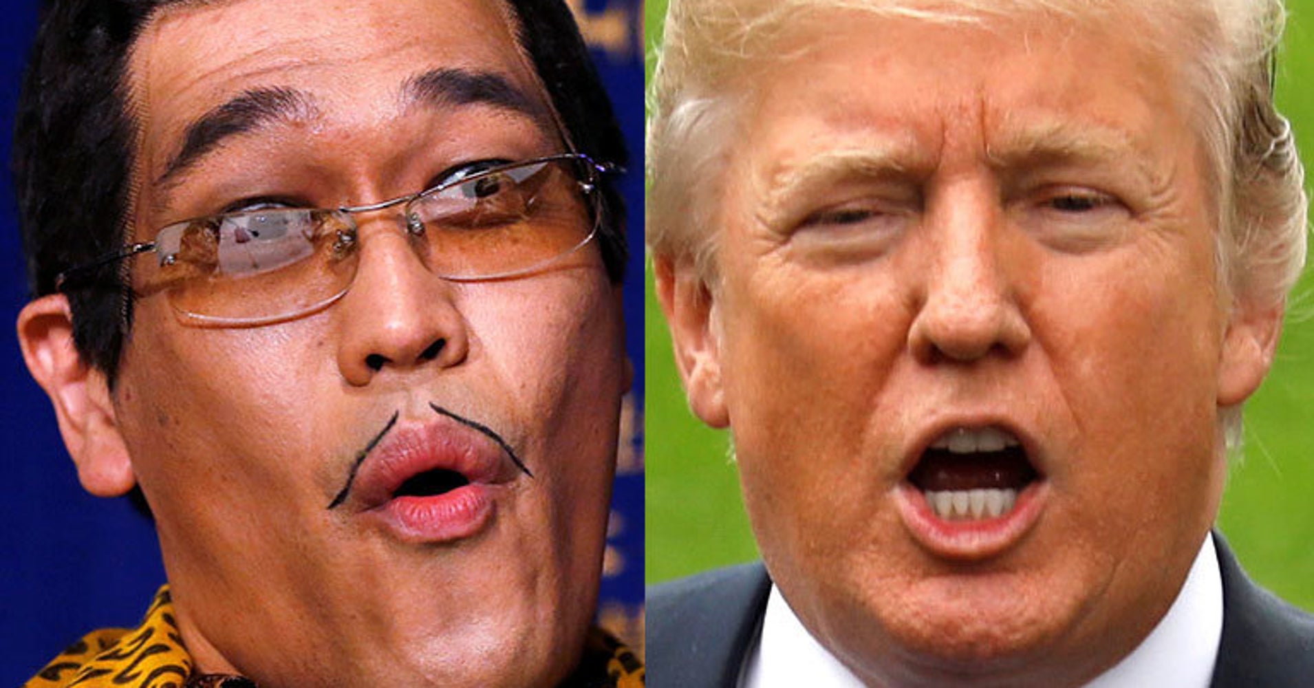 donald trump met the pen pineapple apple pen guy and there are