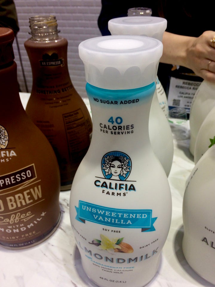 <p>Unsweetened Almond Milk from Califia</p>