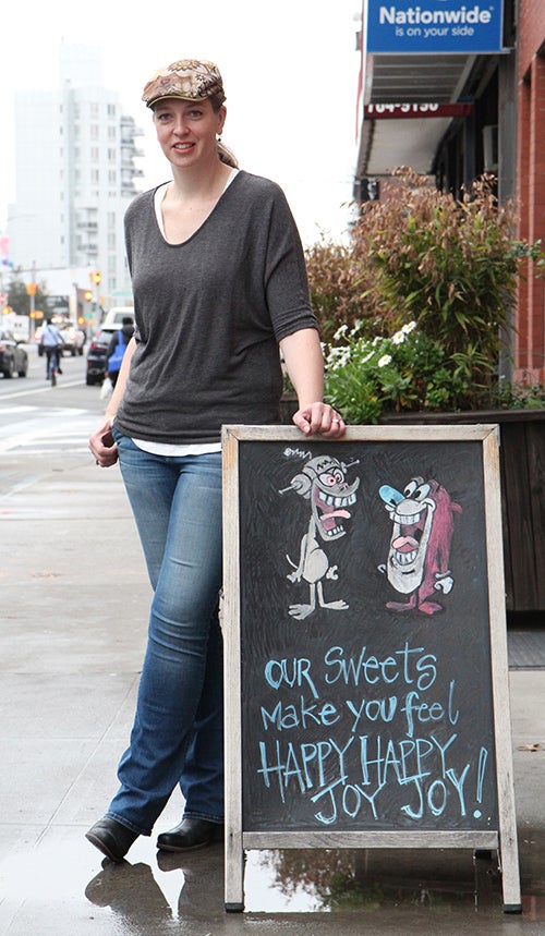 <p><strong>Amy left a career in mental health to come to the bakery.</strong></p>