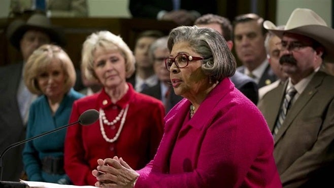 Texas state Rep. Senfronia Thompson, a Democrat, says female lawmakers in Texas don’t face nearly as much sexual discriminati