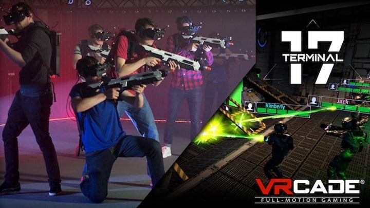 In Terminal 17 from VR Studios, you are one of eight galactic marines clearing a bug infestation.