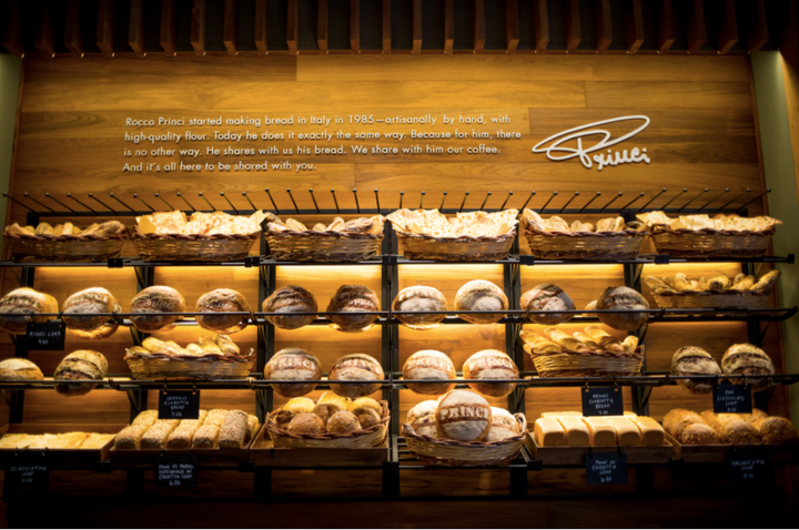 The Princi name is known in Europe for fresh-baked breads, according to Starbucks.