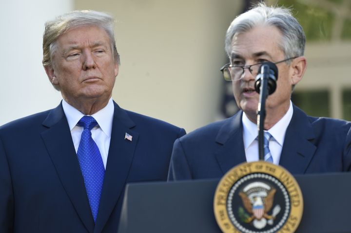 Jerome Powell speaks on Nov. 2, 2017, after being nominated for chairman of the Federal Reserve by President Donald Trump.