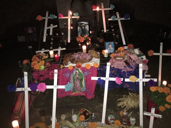 Migrant Shrine at Tucson’s El Tiradito