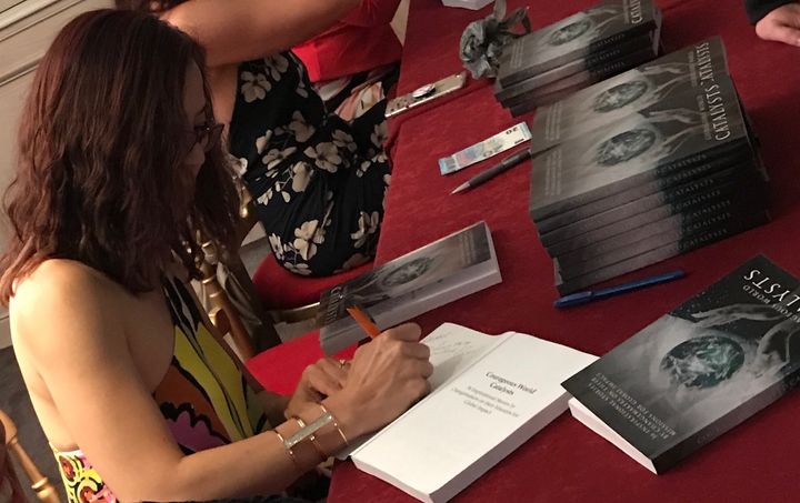 Book signing for “Courageous World Catalysts” in Paris, France September 2017
