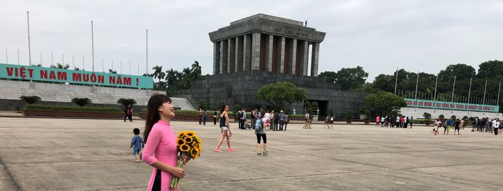 <p>Ho Chi Minh Mausoleum, Hanoi (2017) “Ho is away in Moscow”</p>