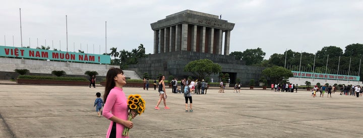 <p>Ho Chi Minh Mausoleum, Hanoi (2017) “Ho is away in Moscow”</p>