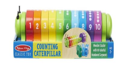 Wooden Counting Caterpillar