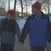 <p><em>Jack and his dad</em></p>