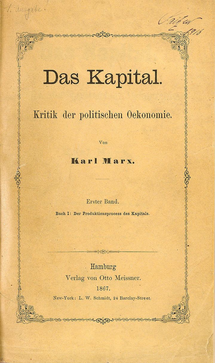 <p>Karl Marx first put forth this understanding of capitalism, which is based on classical economics, in 1867’s <em>Das Kapital.</em></p>