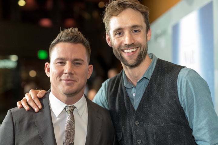 Channing Tatum and Reid Carolin attend the premiere Of "War Dog: A Soldier's Best Friend" at Directors Guild Of America on November 6, 2017 in Los Angeles, California.