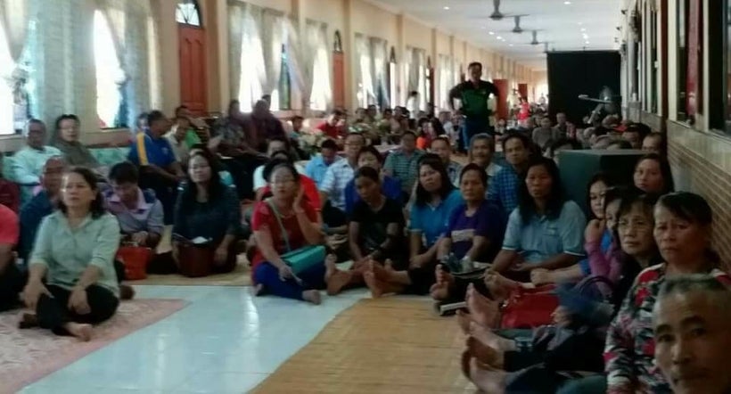 Information session on Malaysian Sustainable Palm Oil(MSPO) scheme held in a longhouse in Sarawak.