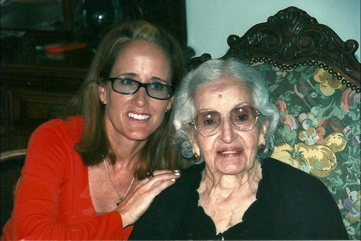 Marta Prietto O'Hara and her grandmother Grande. Grande died in 2009 at the age of 98. 