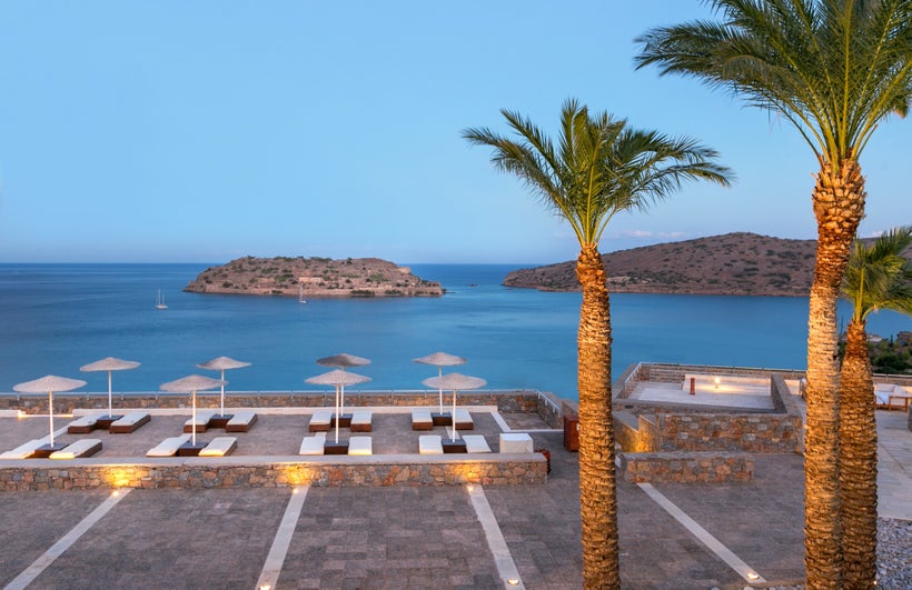 <strong>View Of Spinalonga From Blue Palace, Crete</strong>