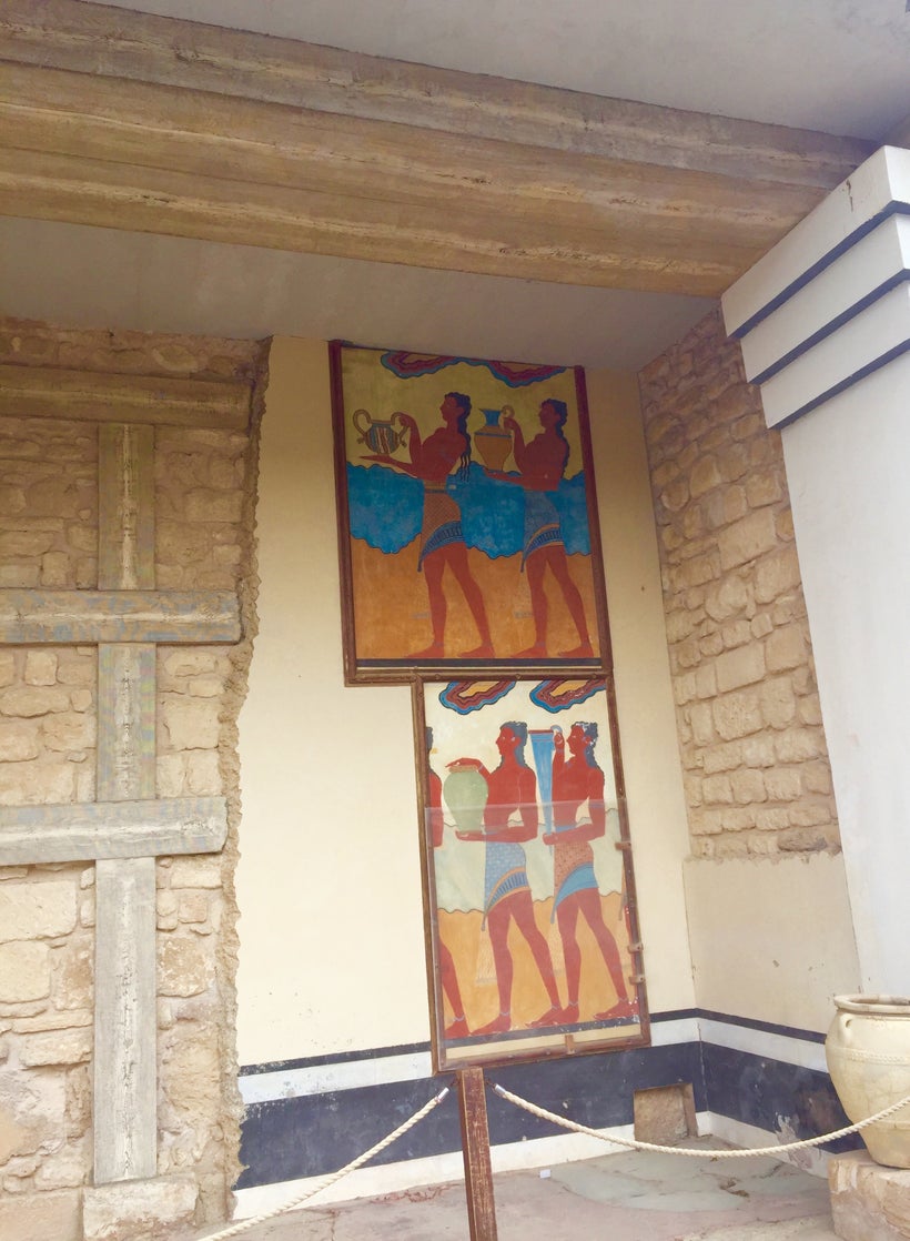 <strong>Artwork By The Illustrious Minoans, Knossos Palace</strong>
