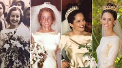 Cuatro mujeres de una familia han llevado el mismo vestido de novia desde