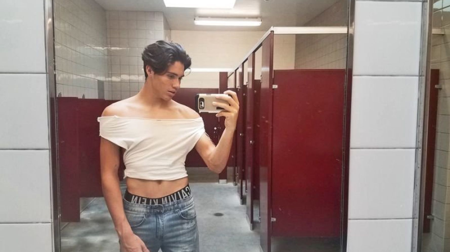 Teen Boy Wears Crop Top To Make A Point About Sexist School Dress Codes Huffpost Life