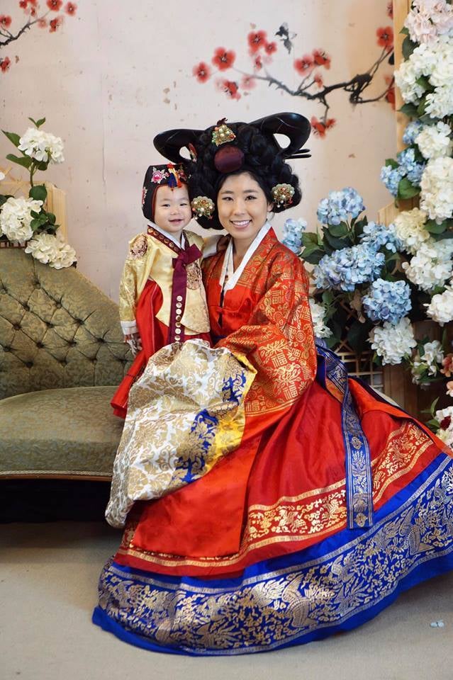 Ahnah and Senah in South Korea.