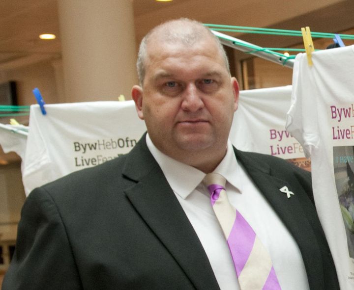 The death of Carl Sargeant has left his family devastated. 