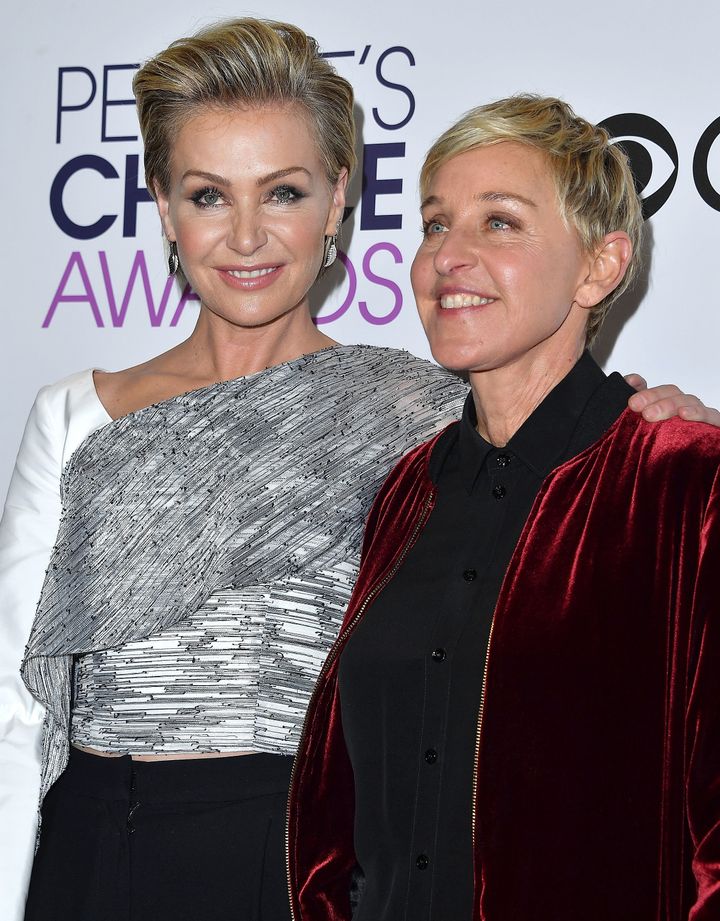 Ellen DeGeneres and Portia de Rossi.